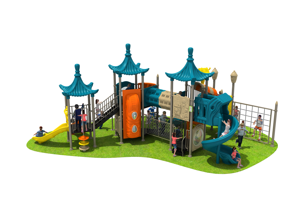 Hottest Customized Amusement Kids Outdoor Playground Slide Equipment 