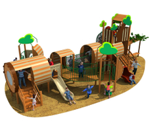 Wooden Outdoor Playground For Kids 