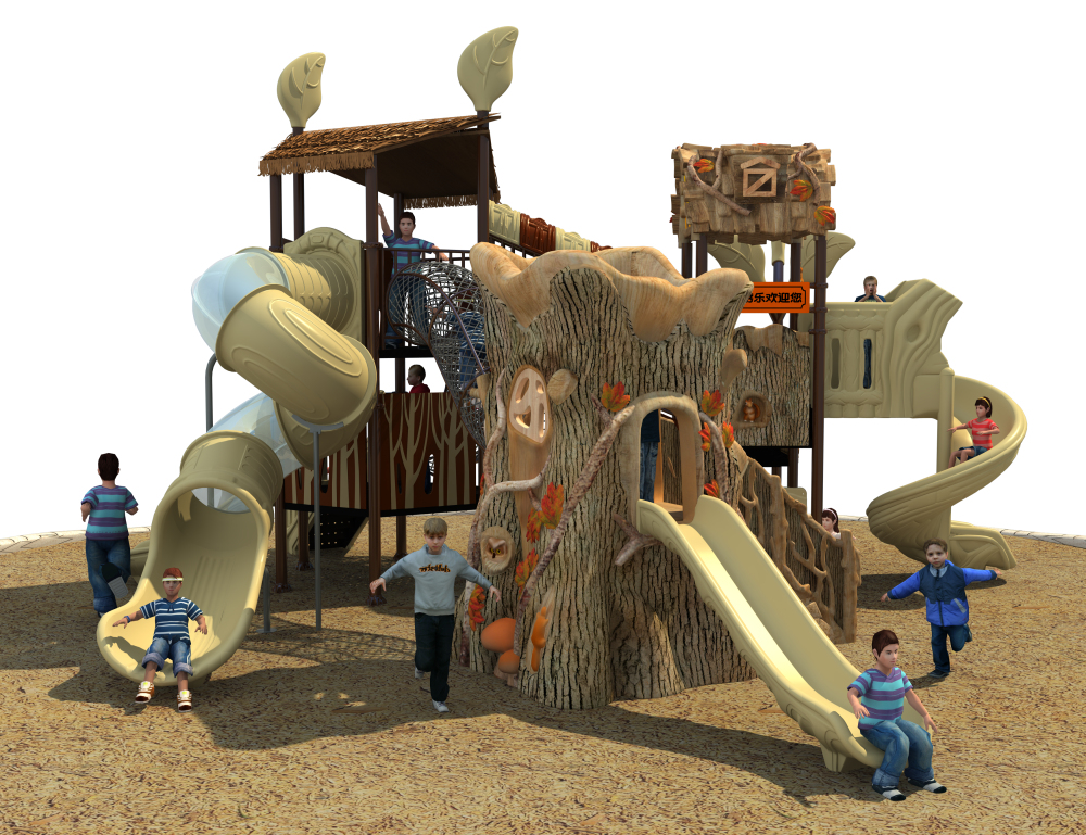 New Ancient Tribe Series Children Plastic Outdoor Playground Equipment 