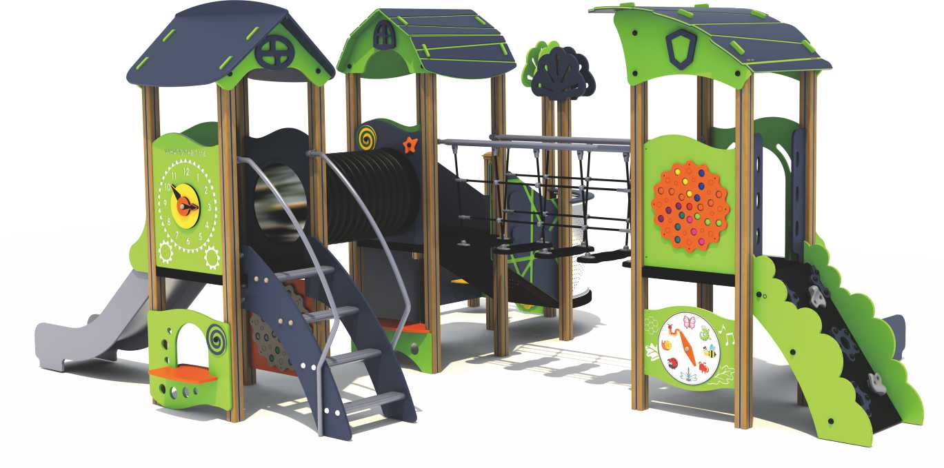 Outdoor Kids Amusement Playgrounds for Public Park 