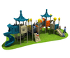 Children Popular Preschool Ladder Plastic Slide Outdoor Amusement Theme Playground Equipment 