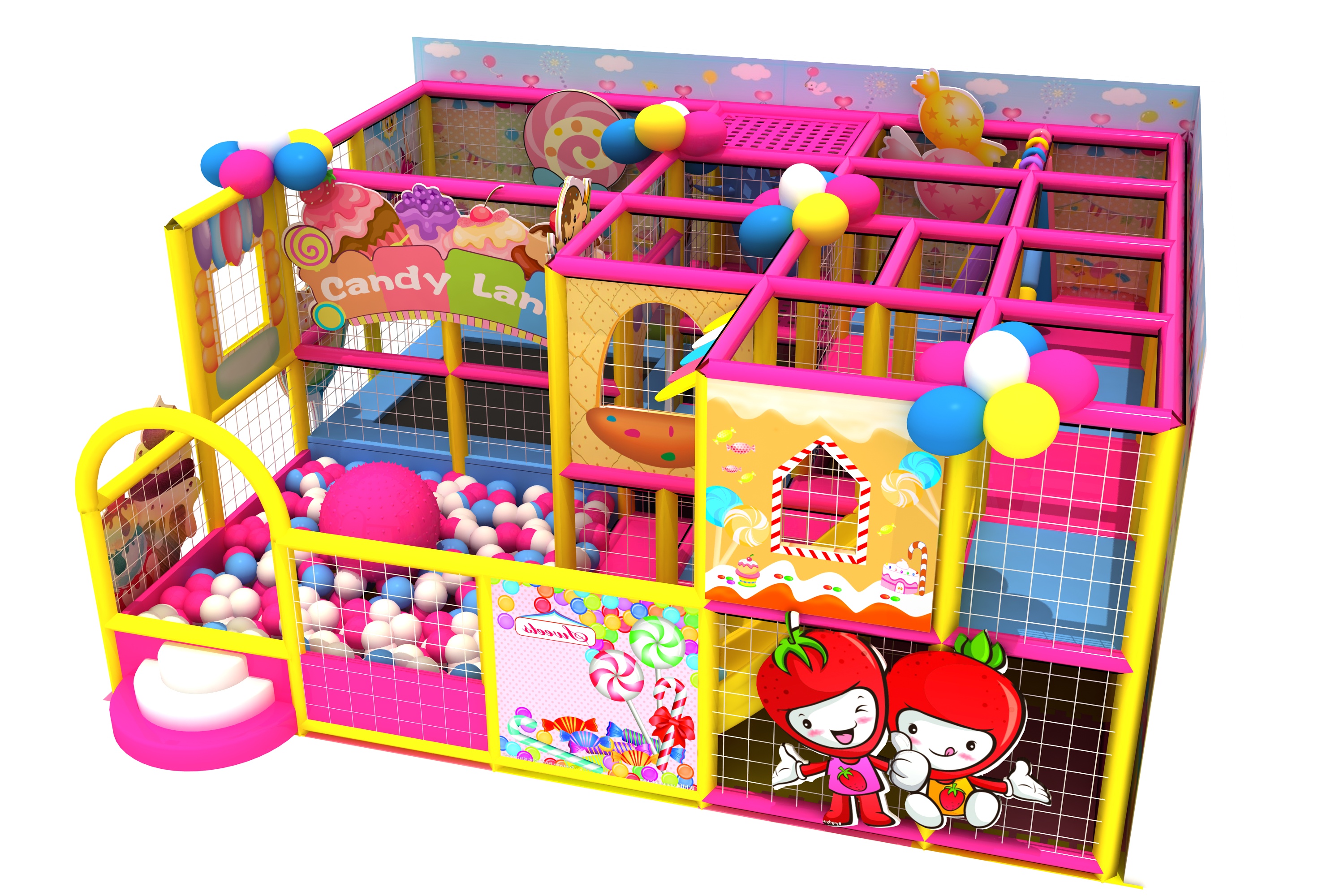 New Candy Theme Indoor Playground for Toddlers