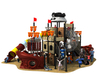 Commercial Grade Kids Outdoor Pirate Ship Playground Equipment