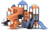 Anti-static Safety Used Outdoor Playgrounds Kids Spiral Staircase Slide for Sale