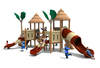 New Design Children Wooden Theme Outdoor Playground 