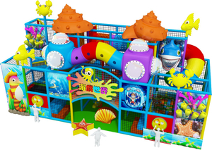 Best Ocean Themed Indoor Playground with Slide With Tires