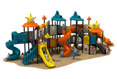 New Design Amusement Park Kids Large Outdoor Playground Plastic Slide 