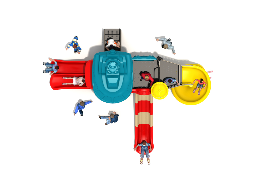 Custom Kids Sport Popular School Plastic Outdoor Playground Equipment Slide