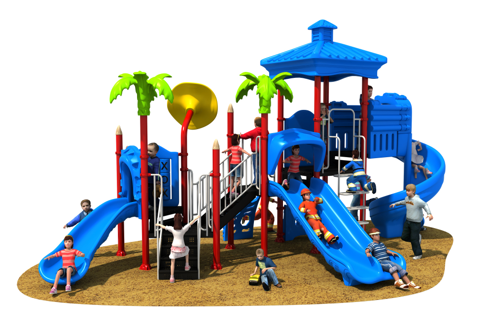 Big Slides Customized Outdoor Kids Plastic Children Playground 