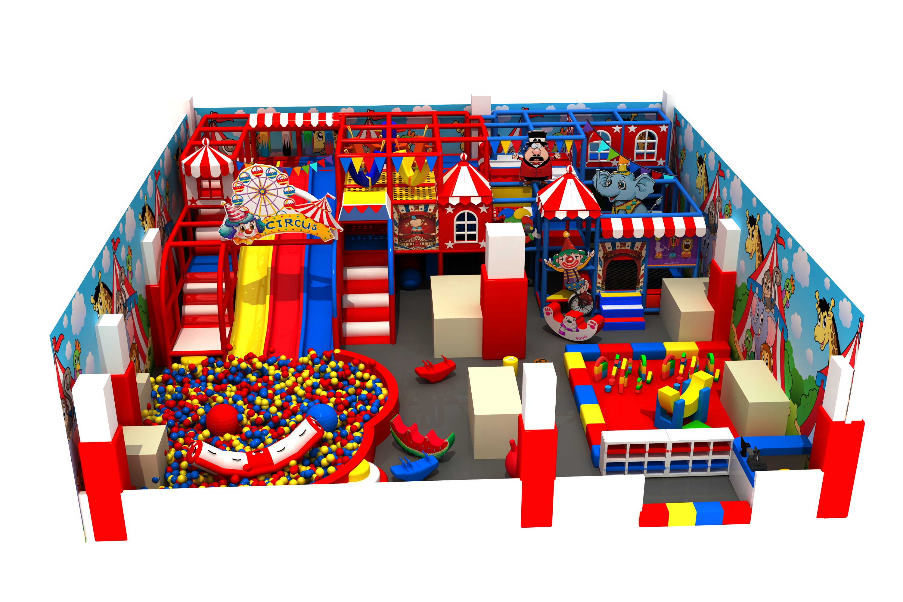 Interactive Candy Theme Indoor Playground for Pre-school