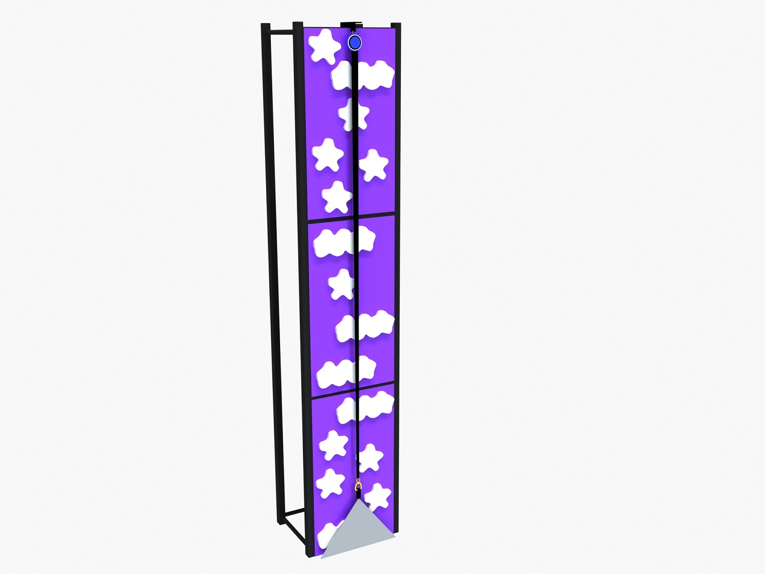 Frame Climbing Wall For Toddlers With Jungle Gym