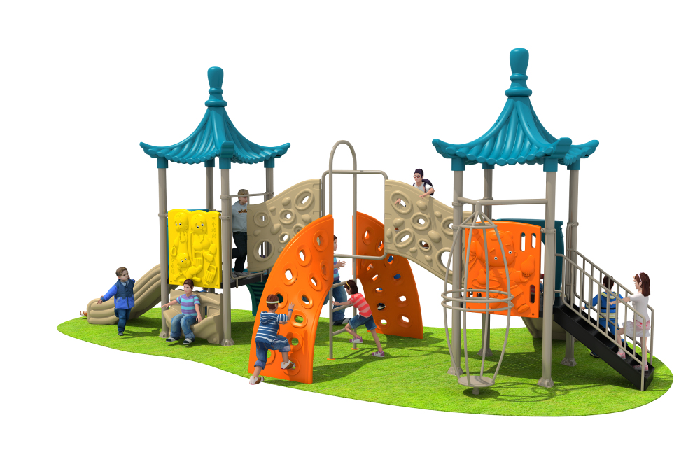 Professional Design Children Outdoor Playground Amusement Equipment with Slide 