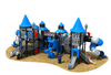Cheap Castle Series Outdoor Playground with Tire Swing