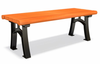 Custom Outdoor Cast Iron Leg Wood Park Bench, Durable Simple Design Public Bench 