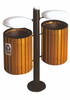 Garden Outdoor Street Park WPC Environmental Dustbin Litter Bin 