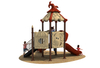 High End Procute Children Outdoor Park Playground Plastic Slide Equipment Wholesale 