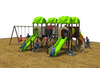 Popular Multi-function Children Amusement Park Outdoor Playground Equipment, Playhouse Slide 