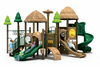 Small Forest Series Outdoor Playground with Tube Slide