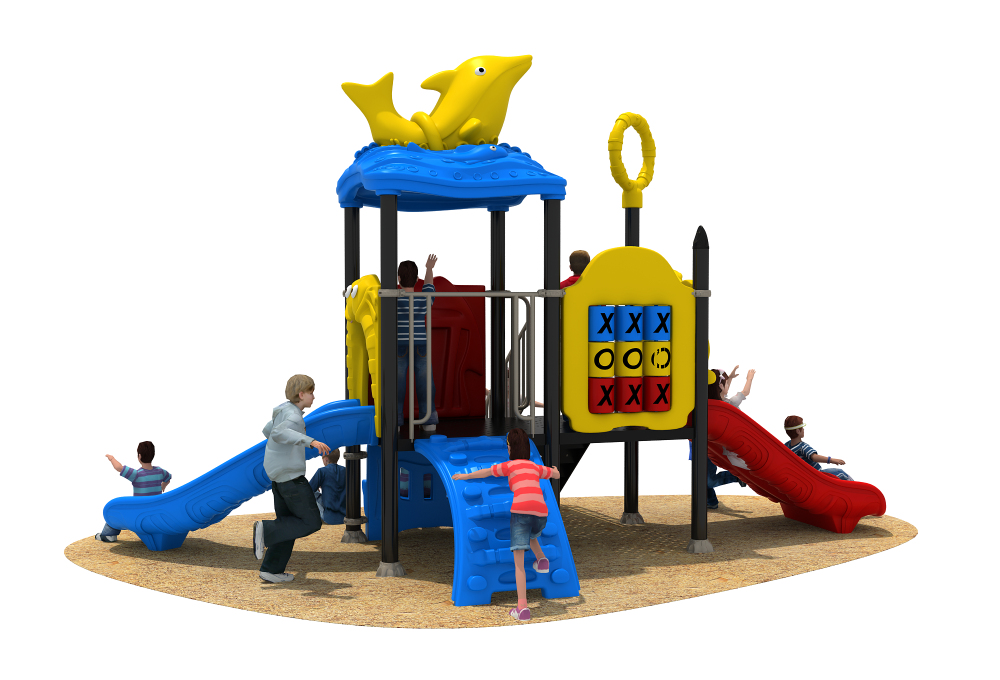 Amusement Park Toys Large Children Plastic Slides Kids Outdoor Playground 
